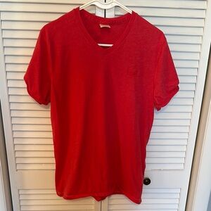 Hollister Red V-Neck T-Shirt